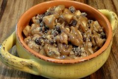 raw Caramel Apple Crumble