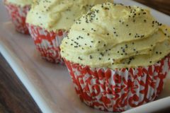 Raw Lemon Poppyseed Cake