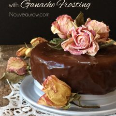 raw, vegan, gluten-free chocolate cake and frosting