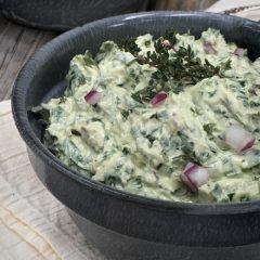 Raw Spinach Dip
