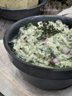 Raw Spinach Dip
