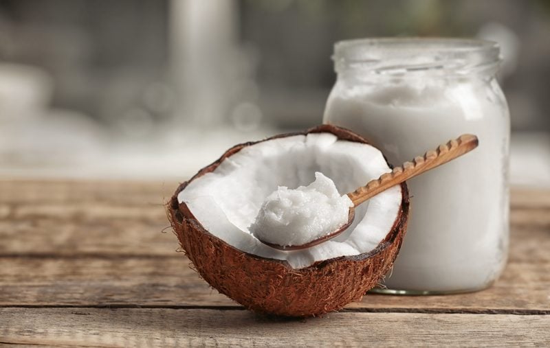 Coconut oil as butter substitute