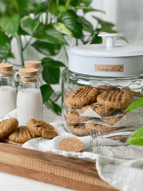 vegan gluten-free peanut butter cookies raw or baked option