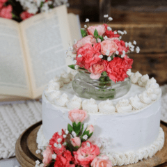 raw and vegan recipe for Lemon Poppy Seed Cake from Nouveau Raw