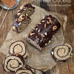 Raw Orange Nut Butter Pinwheel Cookies - Nouveau Raw Recipes