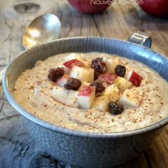 Raw Creamy Oatmeal Porridge