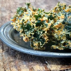 Mexican Cheese Kale Chips (raw, vegan, gluten-free, nut-free)