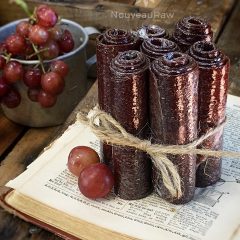 Raw, Vegan, Gluten free Grape Fruit Leather