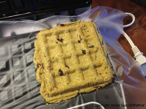  Raw Waffles are ready with Rival Waffle Maker 