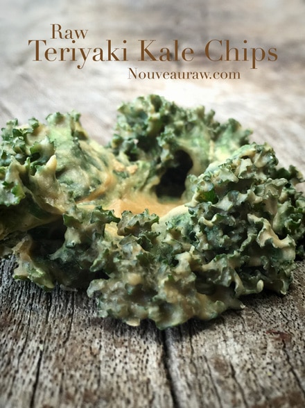 crispy raw vegan gluten-free Teriyaki Kale Chips