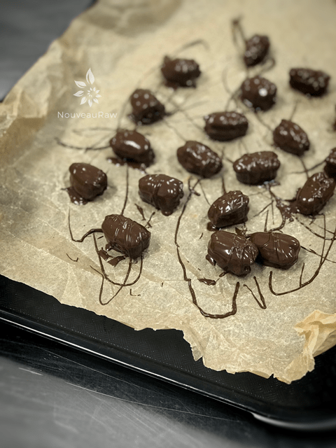 Bob's-Favorite-Chocolate-Covered-Turtles Drizzle chocolate over the top.