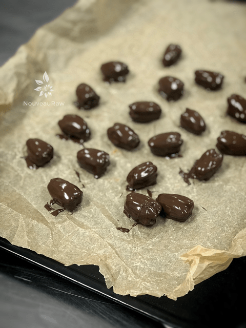 Bob's-Favorite-Chocolate-Covered-Turtles Place on wax or parchment paper.
