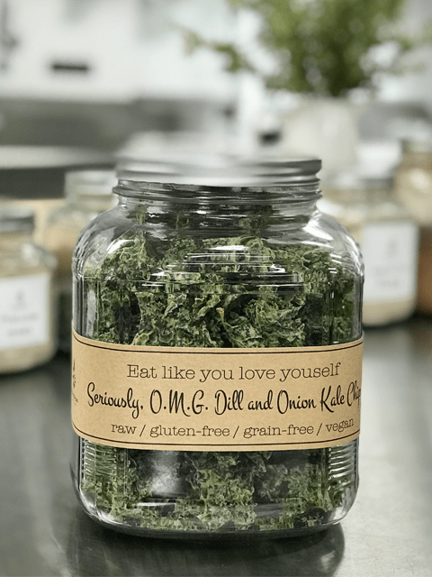 Seriously,-O.M.G.-Dill-and-Onion-Kale-Chips-in-labeled-jar