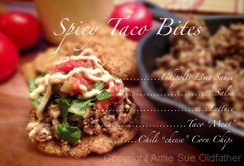 Spicy-Taco-Bites are a great way to enjoy a plant based diet