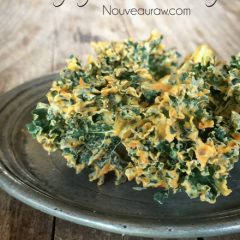 Raw, vegan, gluten free Spicy Italian Kale Chips