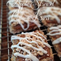 Raw, vegan, gluten-free Apple Streusel Coffee Bars