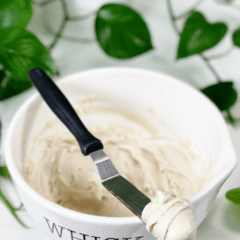 raw vegan white frosting