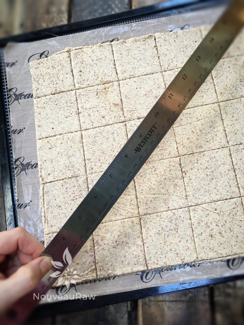 You can also use a metal ruler to score the crackers. Or even perhaps a pizza cutter. 