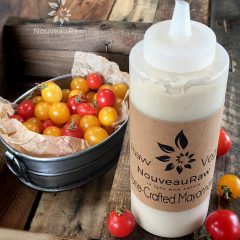 Raw, gluten free, dairy free, and vegan Mayonnaise