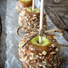 Raw, Vegan, Gluten Free Caramel Apples
