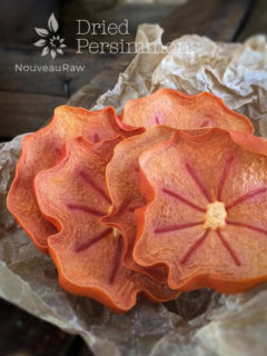 Dehydrating persimmons