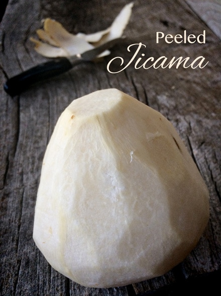 Peeled Jicama