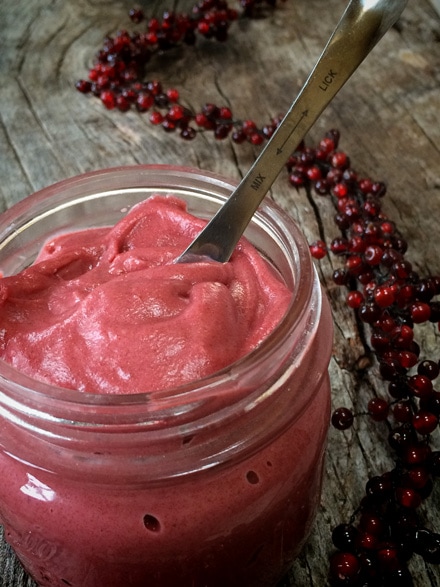 an over view of Raw Vegan Ruby Valentine Frosting