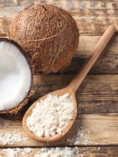 How to Make Homemade Coconut Flour from dried coconut flour