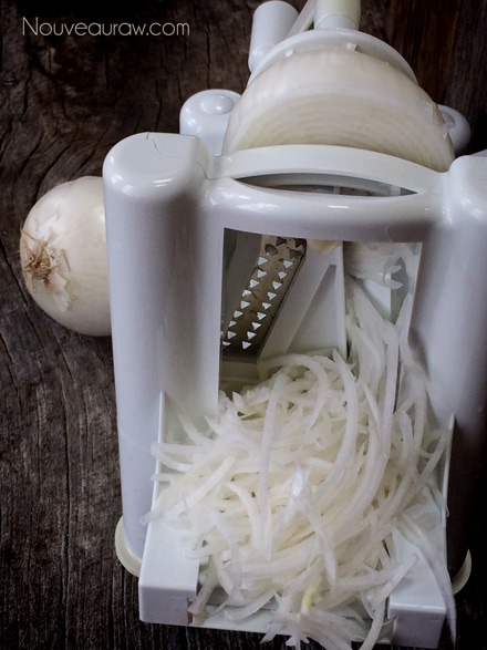 raw onion noodles