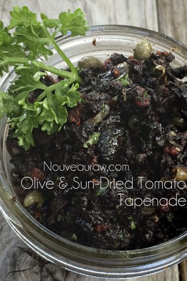 an over view of Olive-&-Sun-Dried-Tomato-Tapenade