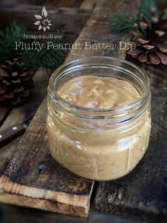 recipe for Fluffy Peanut Butter Dip is raw, vegan, gluten-free