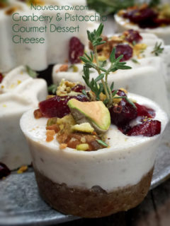 Raw, gluten free, vegan dessert