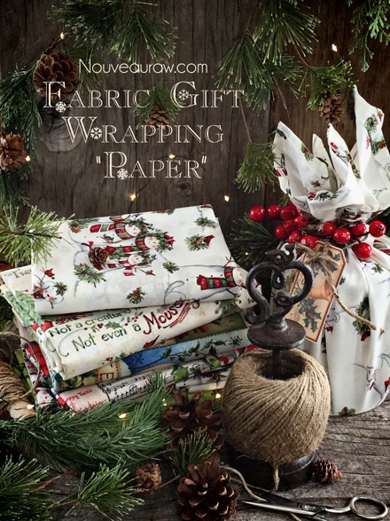 Eco-Friendly Gift Wrapping Ideas with Christmas fabric