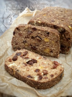 Country Living Banana Bread that's raw, vegan, gluten-free