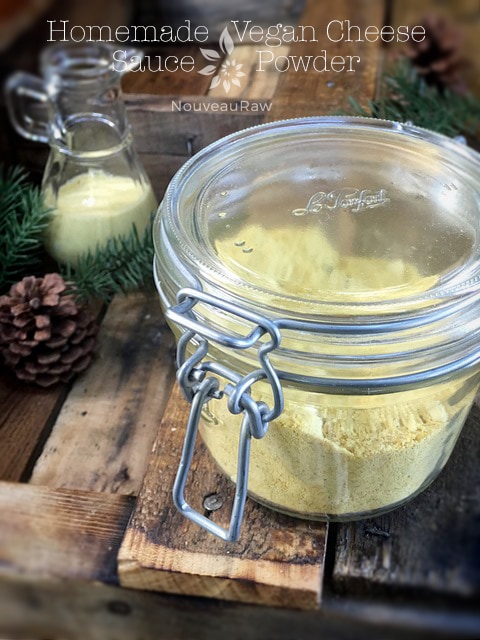 vegan Homemade Vegan Cheese Sauce Powder in sealed jar