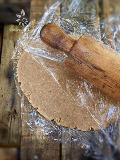 rolling the dough out to make Brown Sugar Cinnamon Sandwich Cookies