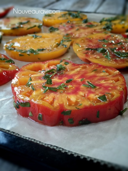beautiful, juicy heirloom tomatoes