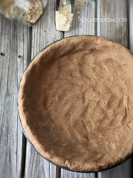 Start with the rustic-style Cinnamon Tiger Nut crust