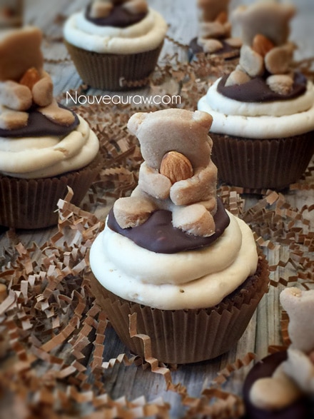 Mouth-watering and adorable Cuddly Brown Bear Cupcakes