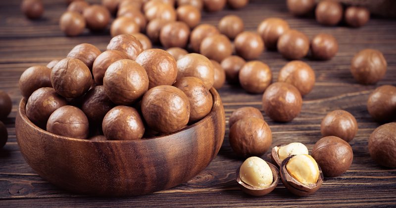 macadamia-nuts-in-wooden-bowl
