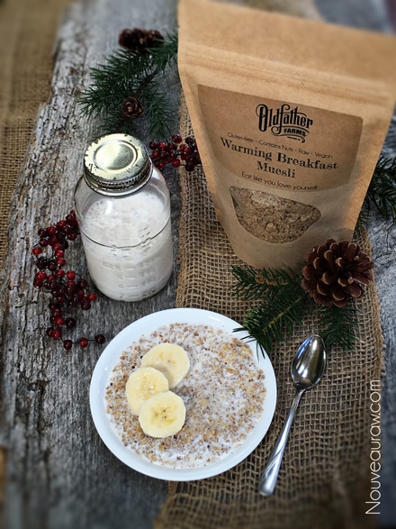 Warming Breakfast Muesli cereal to give as gifts over the holiday season, nothing beats homemade gifts from the heart