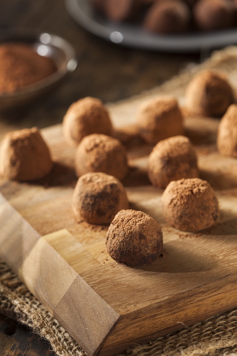 Raw Food Diet - vegan fudge truffles