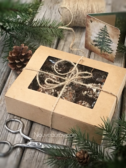 Salted “Caramel” Sea Salt Ganache Truffles boxed for gift giving