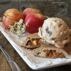 Raw cinnamon apple pocket pies