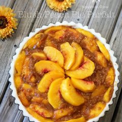 raw peach pie parfait Recipes