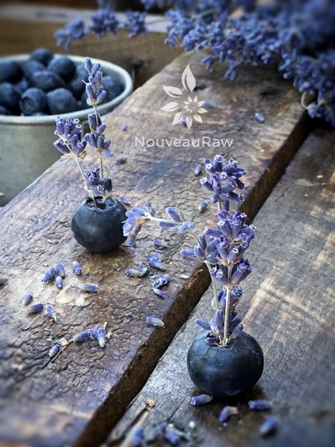 lavender and blueberries