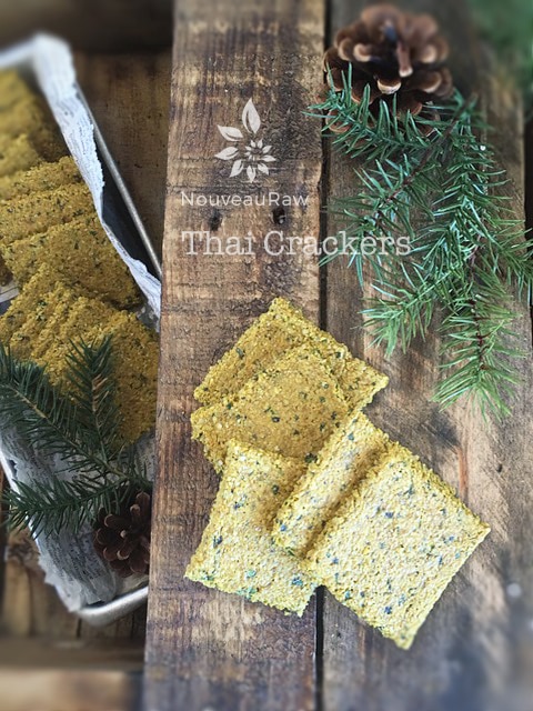 raw vegan Thai Crackers that are full of nutrition and flavor