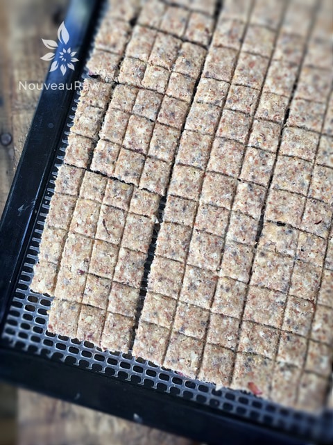 Crispy little squares all ready for consumption.