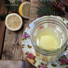 raw vegan Alkaline Ginger Lemon Gut Flush for digestion