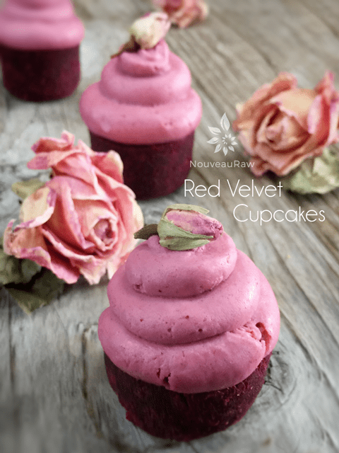 Raw Red Velvet Cupcakes